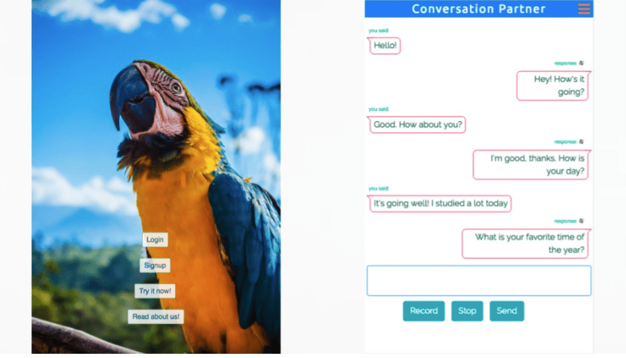conversation-partner screenshot
